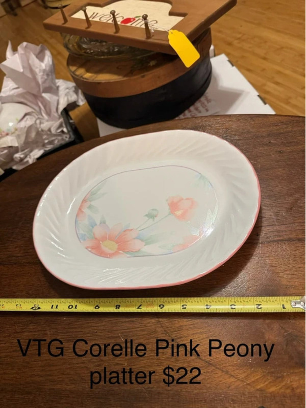 Corelle Pink Peony Serving platter